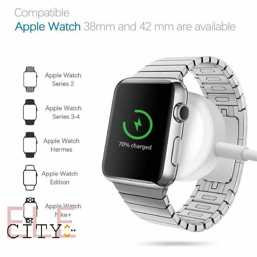 Đế Sạc Nam Châm Cho Đồng Hồ Thông Minh Apple Watch Iwatch Series 1 / 2 / 3 / 4