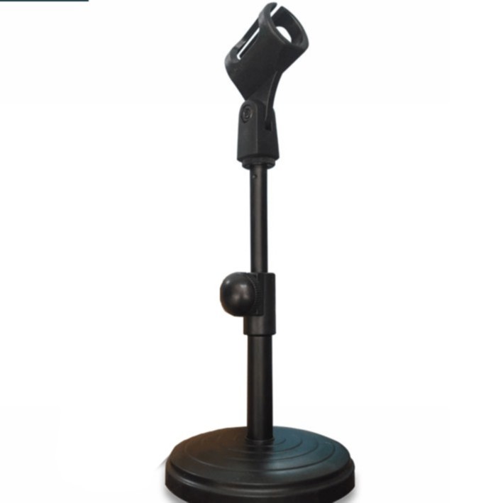 TAY KẸP GIỮ MIC CHÂN ĐỂ BÀN 2 NẤC KÉO DÀI 20 - 40CM MICROPHONE STAND