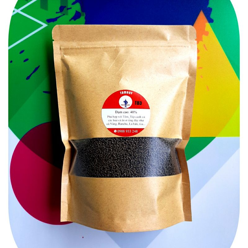 Cám TOMBOY TB3 dành cho cá Cảnh, cá Betta, cá ăn tầng đáy