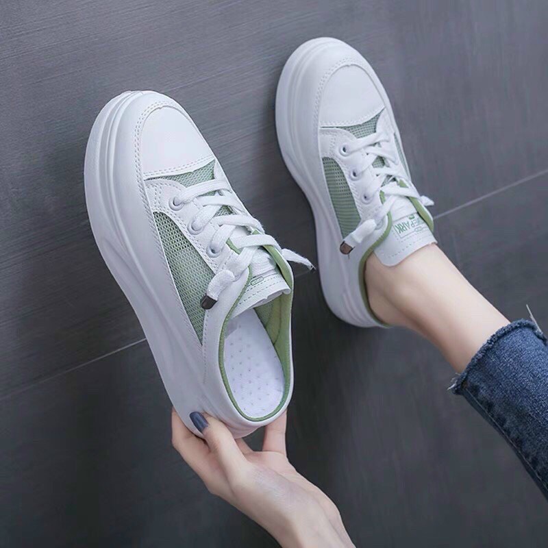 Giày Sục Thể Thao Đế Cao Su Cao Cấp Trẻ Trung Dễ Phối Đồ