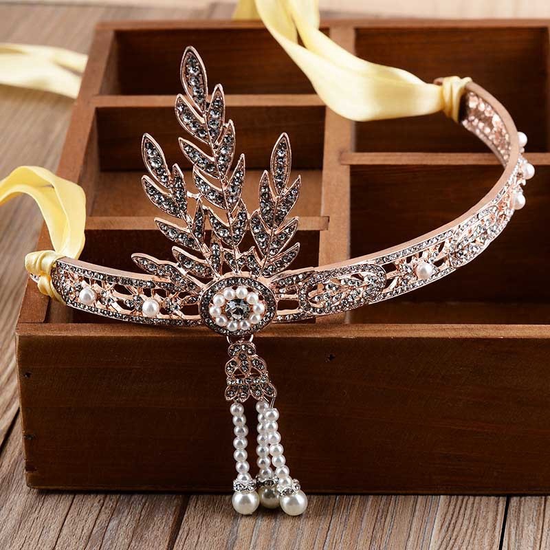 Vương miện trang trí tóc kiểu dáng thời trang xinh xắn cho nữ