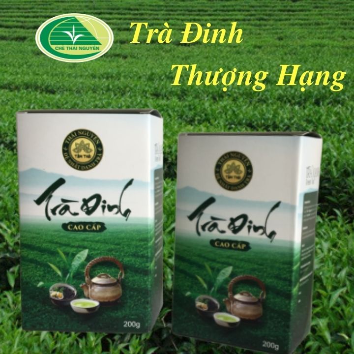 Trà Đinh Thượng Hạng Hộp 200g Trà Đinh Tân Cương, Thái Nguyên 200g Trà Đinh Tâm Thái H200gDTH