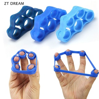 ZTD Hand Finger Grip Strength Trainer Resistance Strengthener Band Tension Exercise 07