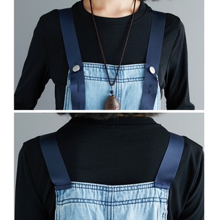 [ORDER] Quần yếm jeans bigsize cá tính