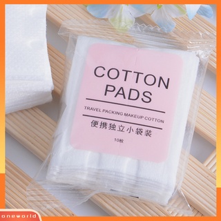 (Hàng Mới Về) Bộ 10 Miếng Bông Tẩy Trang Bằng Cotton Tiện Dụng