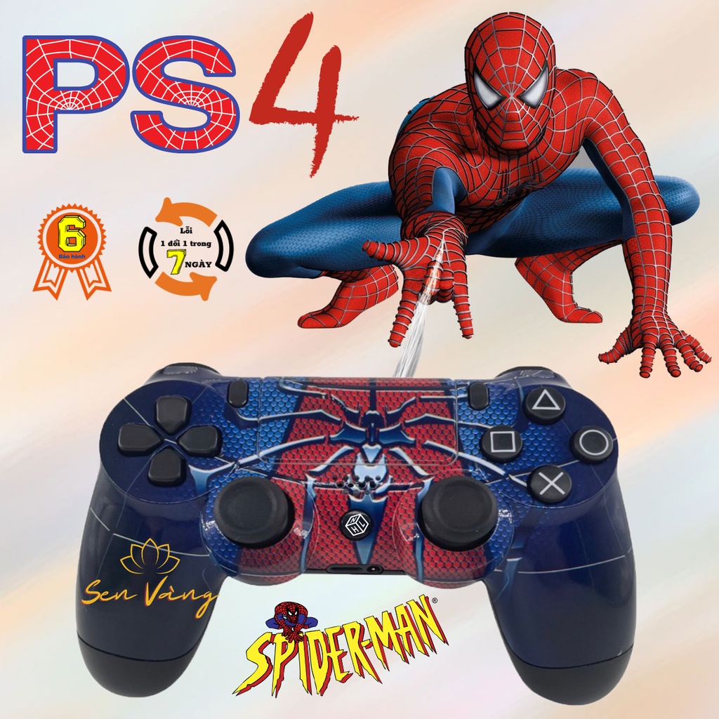 🕷️𝕹â𝖓𝖌 𝖈ấ𝖕 𝖕𝖎𝖓 Ցօօ𝖒𝕬𝖍🕸️ Tay cầm PS3 - PS4 chơi game PC - Laptop - Smart phone, Tay cầm chơi game kết nối bluetooth