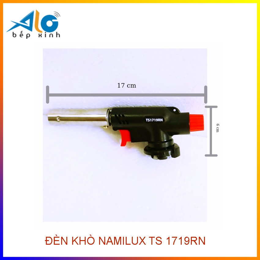 Đèn khò ga mini Namilux TS1719RN - Cây khò ga - dễ sử dụng - bảo hành 6 tháng - Alo Bếp Xinh