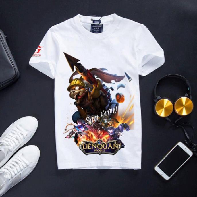 VHL Store [Đủ Size] Áo Liên Quân Mobile Cotton Màu Trắng Grak Bia VHL Store