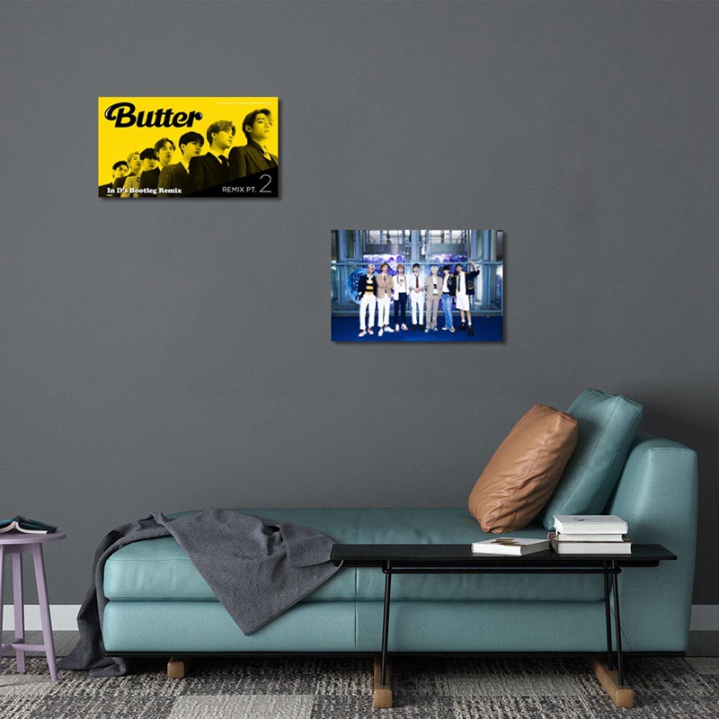 Tấm áp phích dán tường hình BTS k-pop cỡ A3