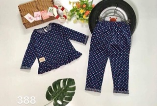 Combo 20 bộ pizama bé gái