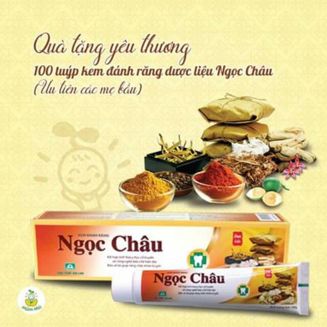 Kem Đánh Răng Dược Liệu Ngọc Châu