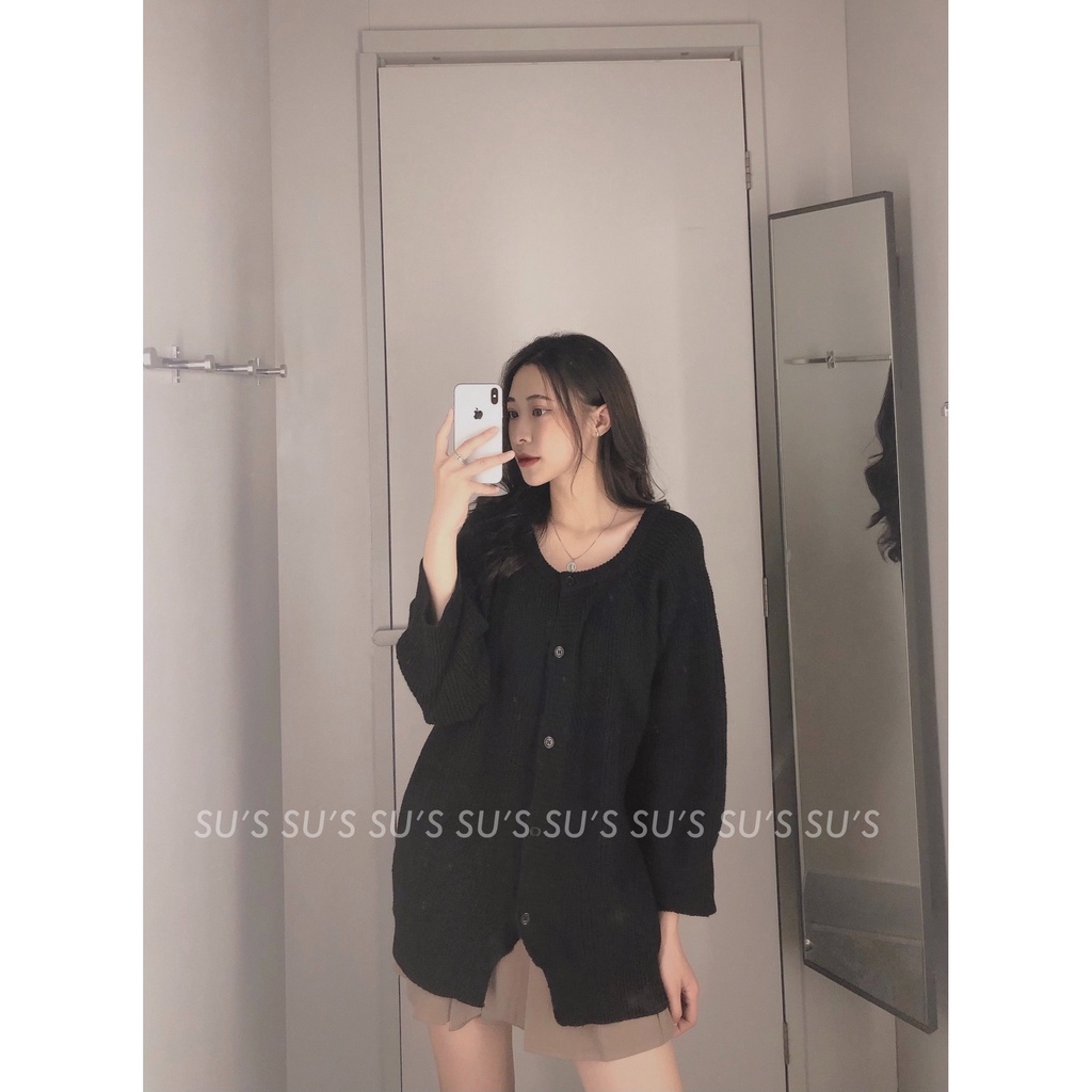 Áo len cổ tim cúc dọc form rộng A2062 SUSTORE | BigBuy360 - bigbuy360.vn