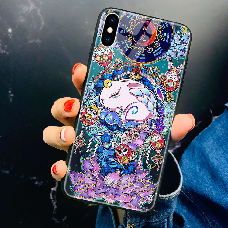 Ốp Cao Cấp Xs Max In Hình China Illustrator GIBNET Cho Iphone 12 Mini Pro Max 11 Pro Max Xs Max Xr X 7 8 Plus