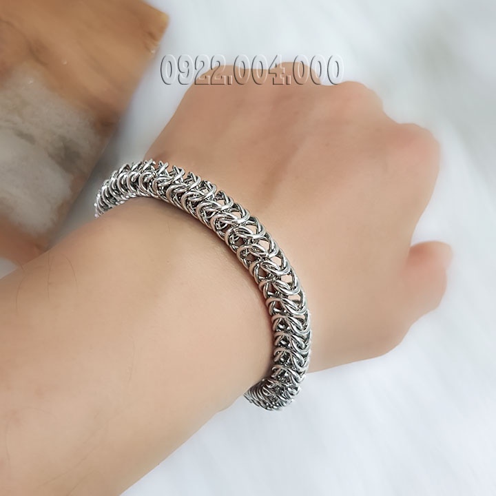 Lắc tay khoen, lắc tay nam bảng vuông LZ1810.