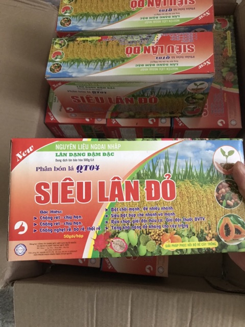 Bán sỉ Siêu Lân Đỏ (gói 20ml bán theo hộp 1 hộp 50gói)