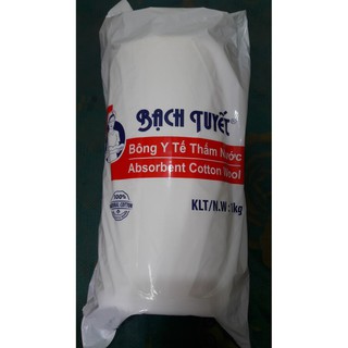 Bông Y Tế Cuộn - loại 1kg - Bông Bạch Tuyết