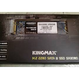 Ổ cứng SSD M2 KINGMAX 256GB | 128GB  SA3080 Chuẩn kết nối SATA III - BH Chính Hãng 3 năm