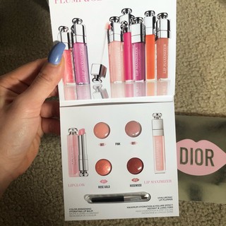 Sample son Dior Lip Glow và Lip Maximizer (bill Sephora)