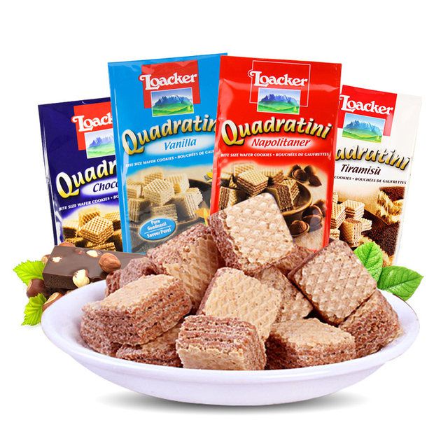 Bánh Xốp Loacker Quadratini 125g