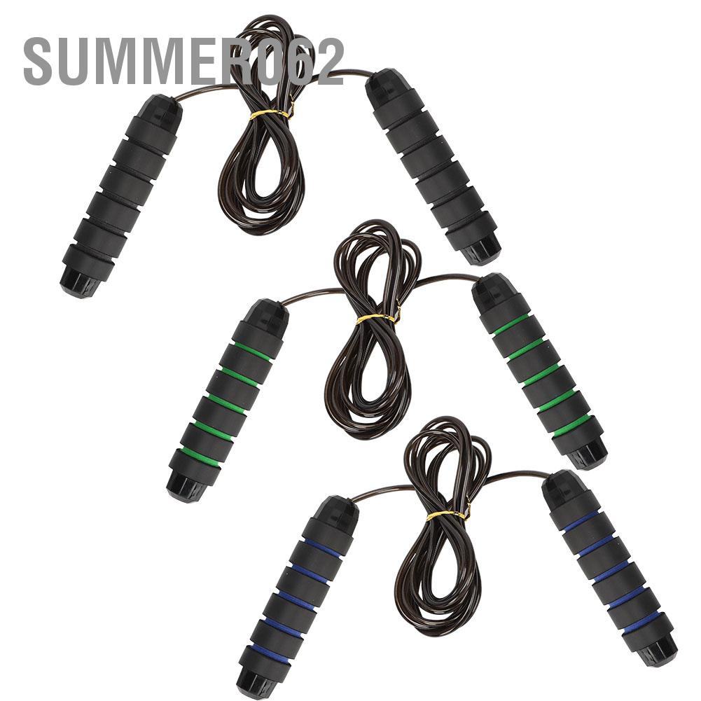 Summer062 Unisex Adjustable Steel Wire Bearing Jumping Rope Fitness Tool Accessories for Adult Children