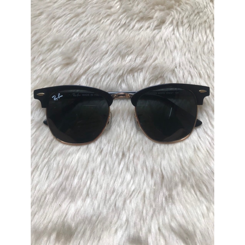 Kính Mát Rayban Clubmaster Tròng Thuỷ Tinh, Thanh Lịch, Sang Trọng Cho Nam Nữ
