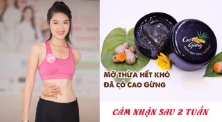 COMBO CAO GỪNG TAN MỠ CHÍNH HÃNG