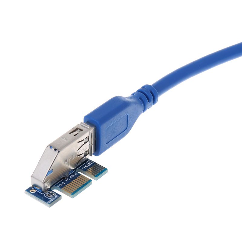 Card Đồ Họa Mở Rộng PCI-E 1X Sang 2 4X Kèm Cáp Usb 3.0 Thẻ