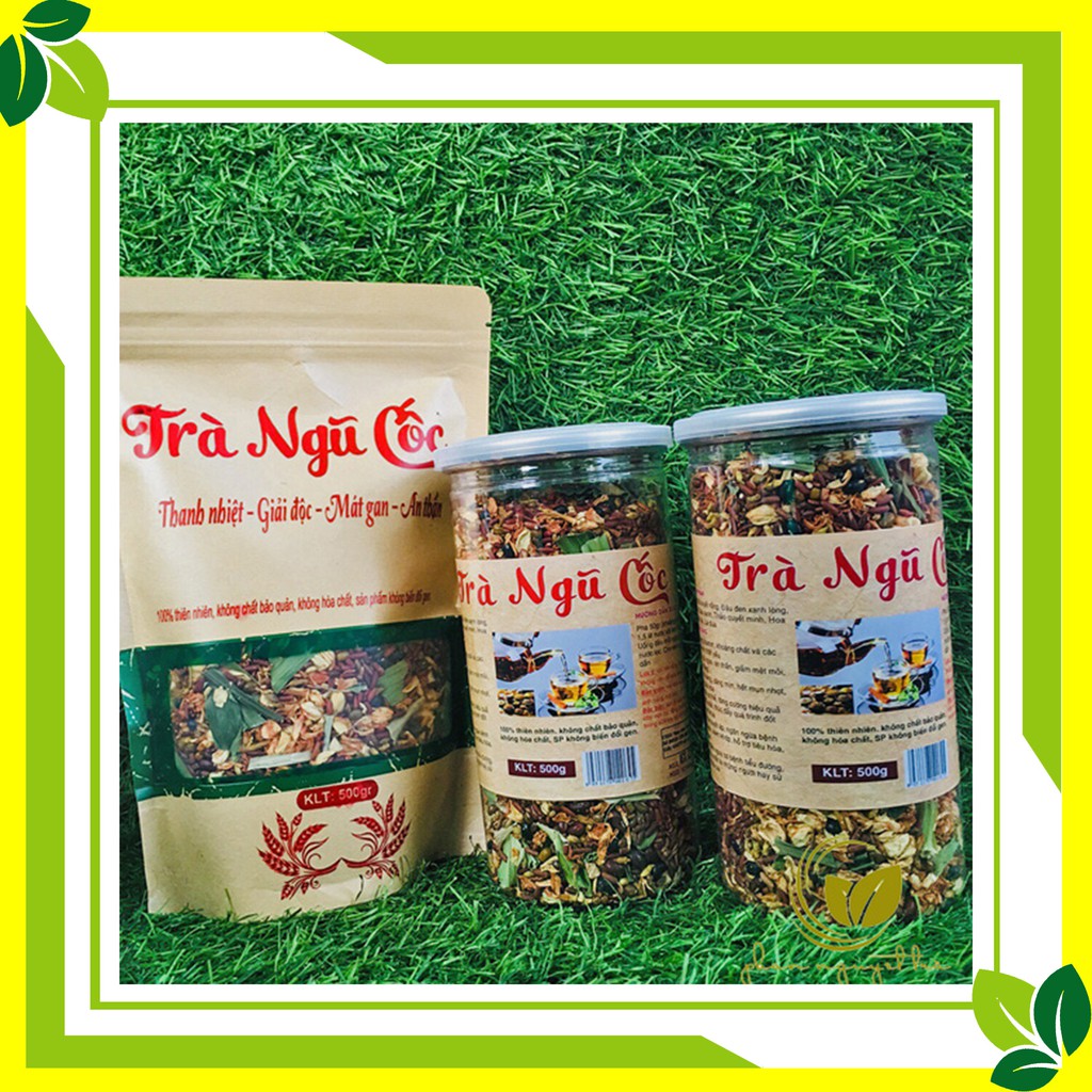 Trà sen ngũ cốc 🍃 hộp 500g 🍃 Là sự kết hợp hoàn hảo các hạt và hoa lá tự nhiên, thanh lọc cơ thể, thải độc🍃 | BigBuy360 - bigbuy360.vn