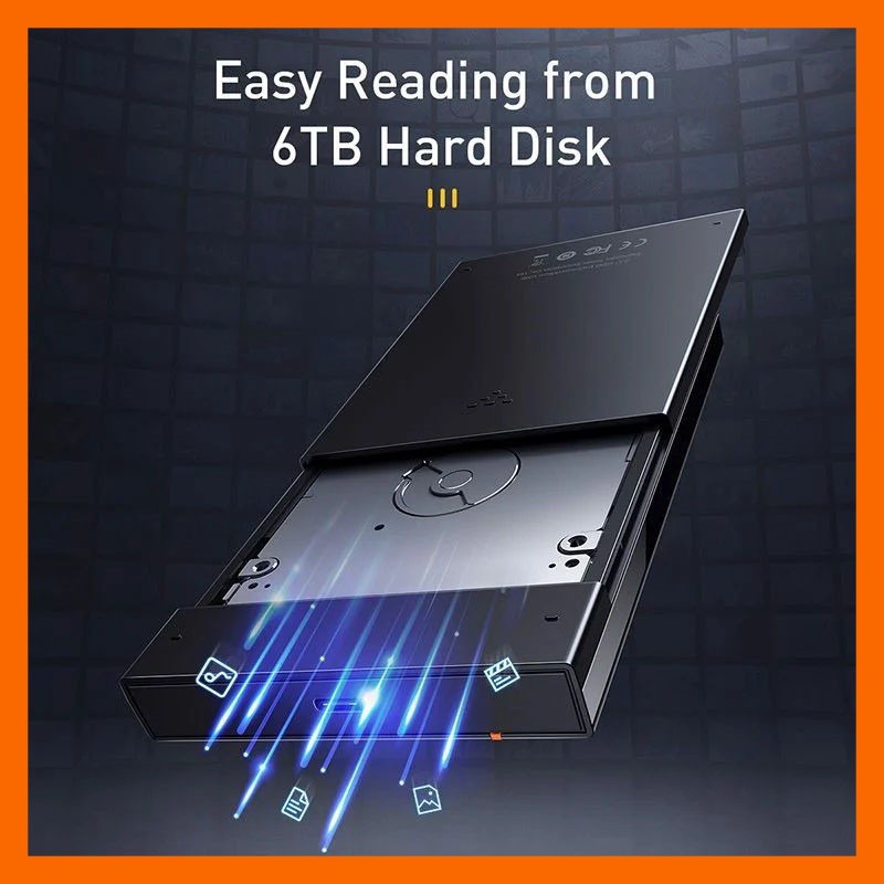 Thiết bị chuyển đổi ổ cứng gắn trong thành ổ cứng di động Baseus Full Speed Series 2.5'' HDD/SSD Box