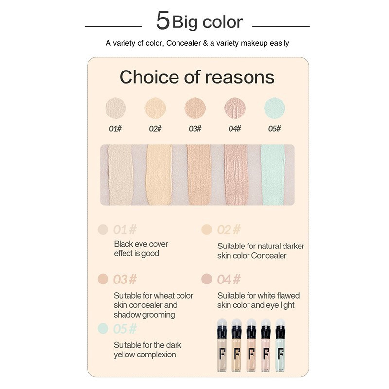 [Hàng mới về] Bút che khuyết điểm Vibely có đầu mút xốp tiện dụng | BigBuy360 - bigbuy360.vn