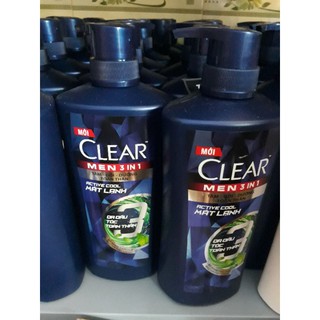 Dầu gội clearmen 3in 1 650g