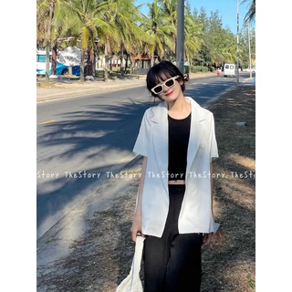Áo blazer nữ nữ không túi A2517