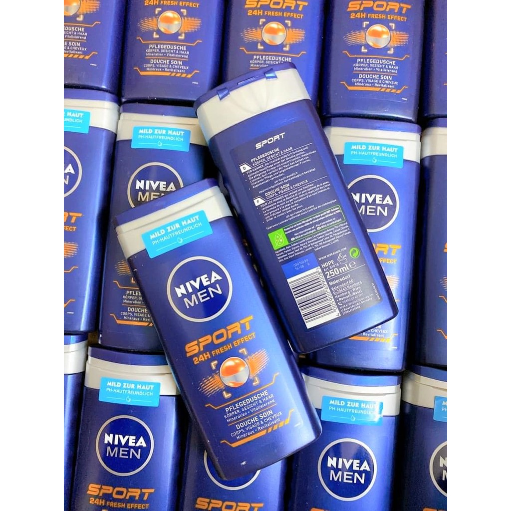 DẦU GỘI SỮA TẮM NIVEA MEN SPORT