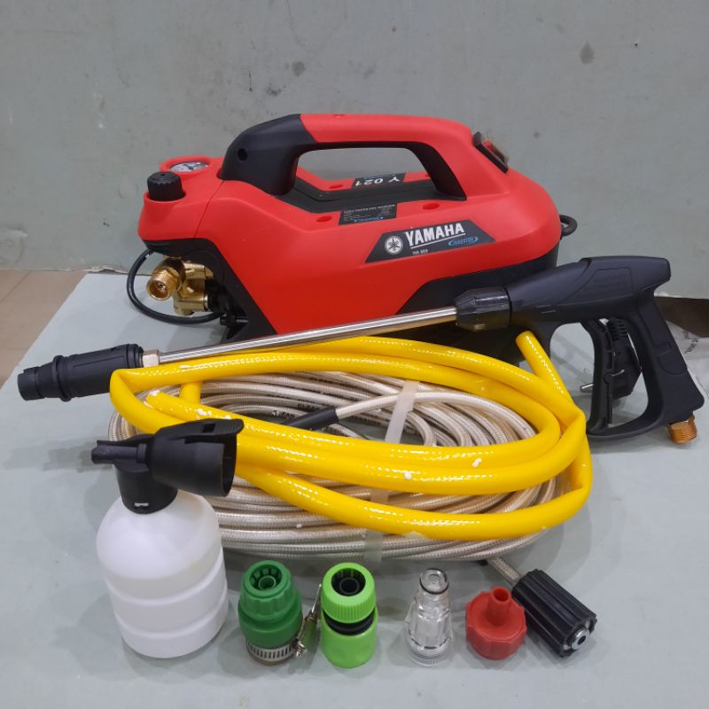 Máy rửa xe mini I Máy rửa xe cao áp YAMAHA 2800W HA889A - Có nút chỉnh áp suất + van xả khí