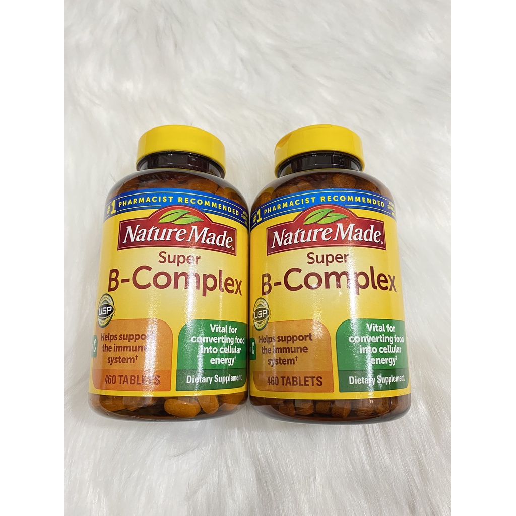 VIÊN UỐNG BỔ SUNG B-COMPLEX CỦA MỸ 460v