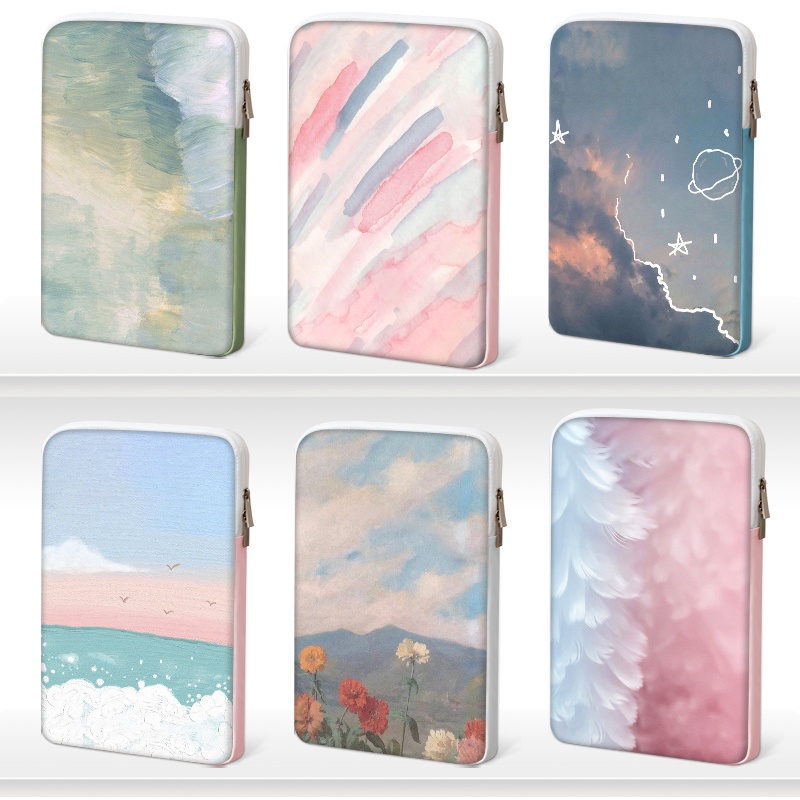 Túi Đựng Bảo Vệ macbookpro 13-inch Huawei 14-inch Microsoft 12 millet Họa Tiết Tranh Sơn Dầu