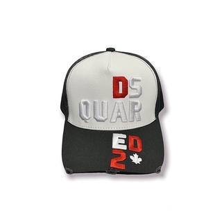 Nón DSQUARED2 màu xám trắng thêu logo cực đẹp , mẫu mới siêu hot