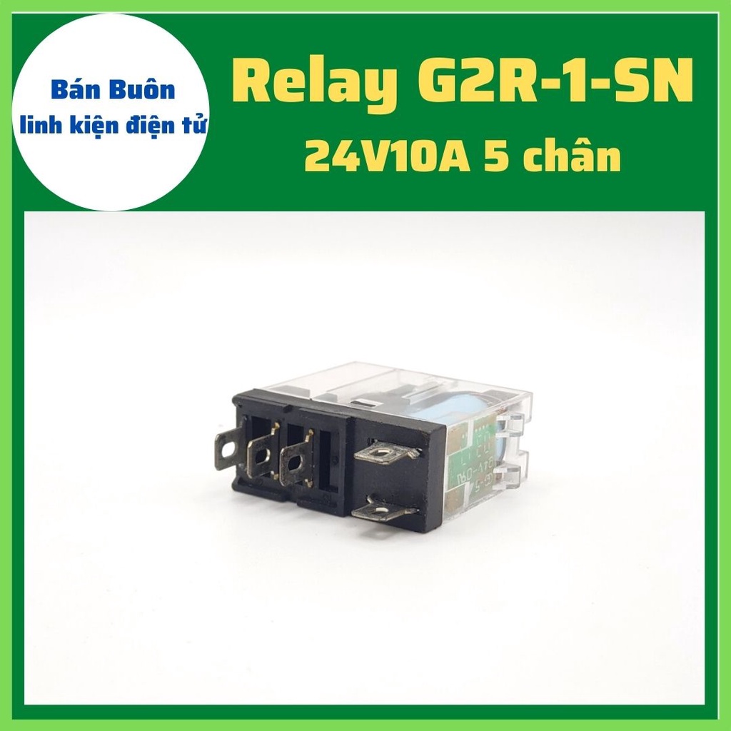 Relay 24V 5 chân, role 24V G2R-1-SN, Relay 24v10a
