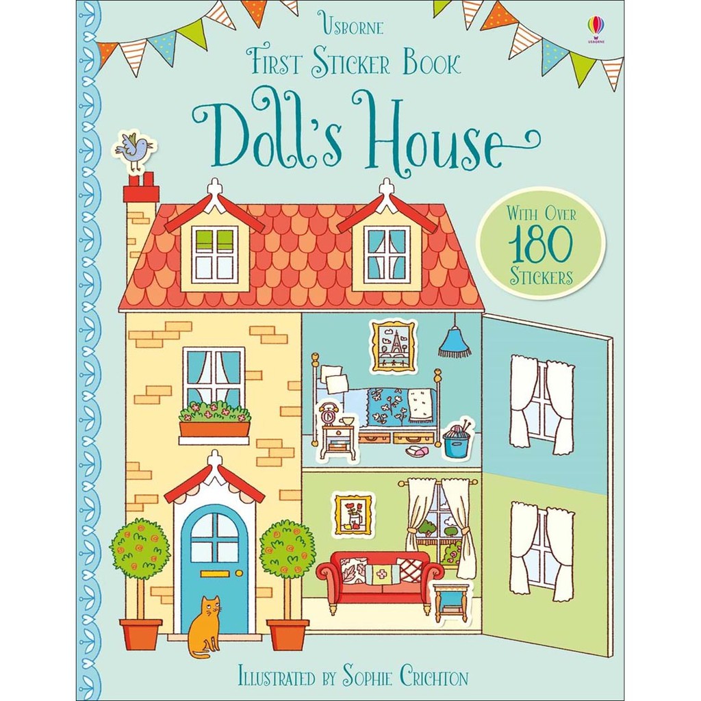 Sách - Anh: First Sticker Book: Doll's House