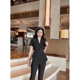 Áo vest xếp ly peplum bigsize Nữ (60-90kg)