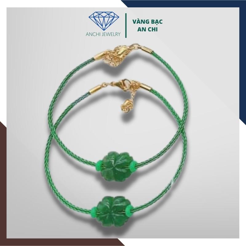 Dây vòng đeo charm / lu thống / đồng điếu / cỏ 4 lá phong thuỷ - mẫu khóa xích
