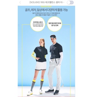 Áo đánh golf nữ / áo tập hiệu Scelido