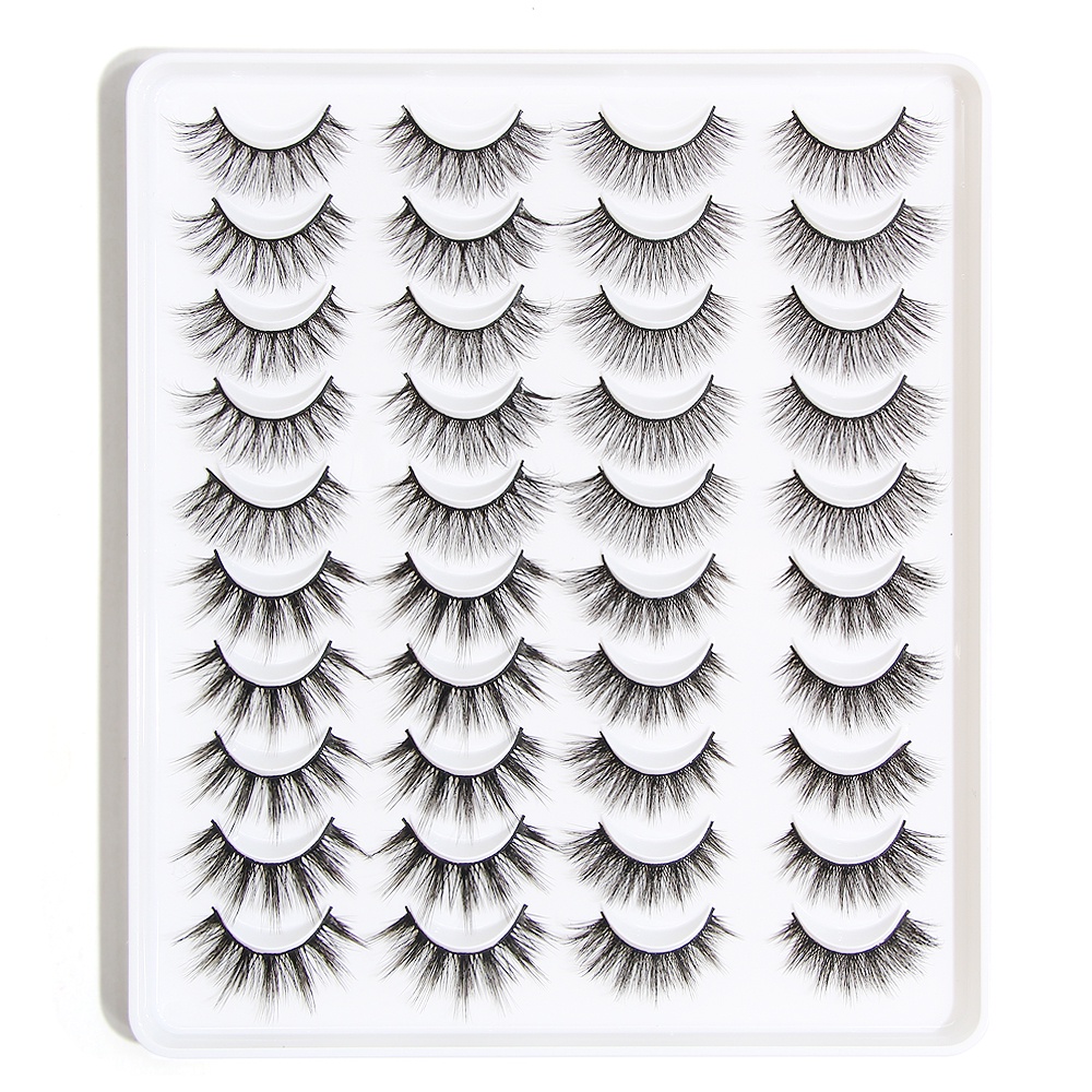 Bộ 20 Cặp Lông Mi Giả MAGEFY 6D Trang Điểm Tự Nhiên Xinh Xắn