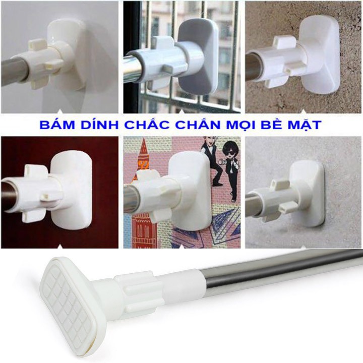 Thanh treo đa năng không cần khoan, không cần bắt vít_ Chân dài