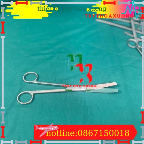 KÉO CẮT THUỐC,KÉO CONG 2 ĐẦU TÙ 20 CM- KÉO Y TẾ