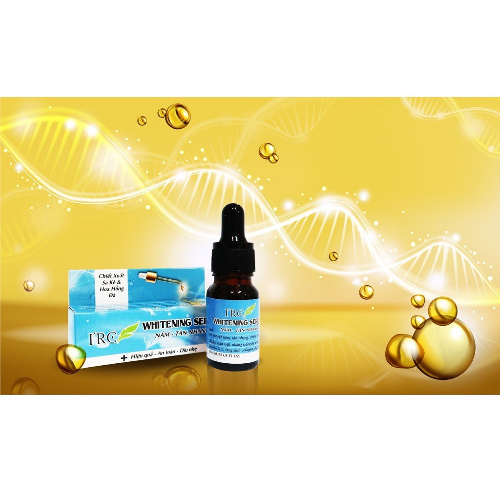 Serum nám tàn nhang IRC chống lão hóa 3 in 1, cấp ẩm dưỡng trắng và tăng sinh collagen phục hồi da