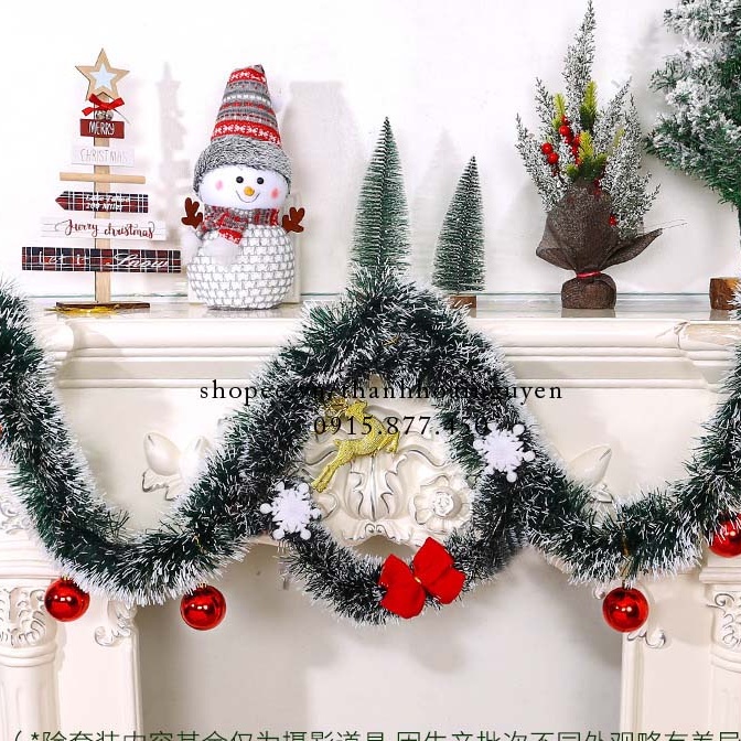 Dây Kim Tuyến Trang Trí Cây Thông Noel