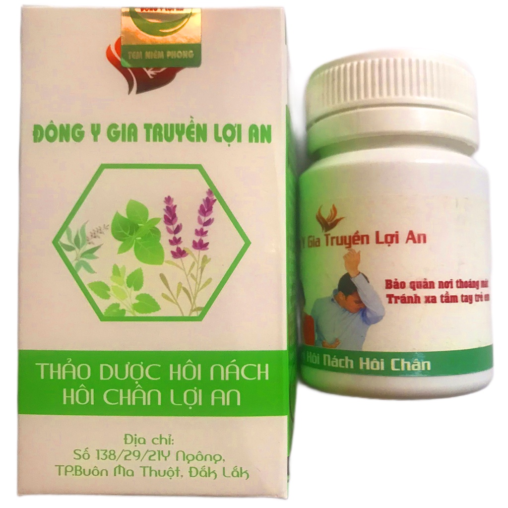 Thảo dược hôi nách hôi chân Lợi An giải pháp giúp đánh bay mùi hôi cơ thể