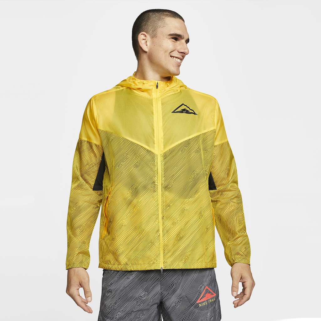 [CHÍNH_HÃNG] ÁO KHOÁC NIKE WINDRUNNER MEN'S HOODED TRAIL RUNNING JACKET - VÀNG