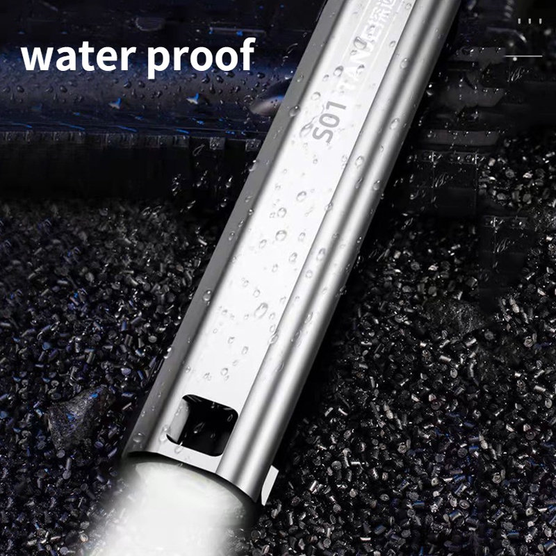 Đèn Pin LED Cầm Tay Sạc USB Ánh Sáng Mạnh Dùng Cho Trường Hợp Khẩn Cấp